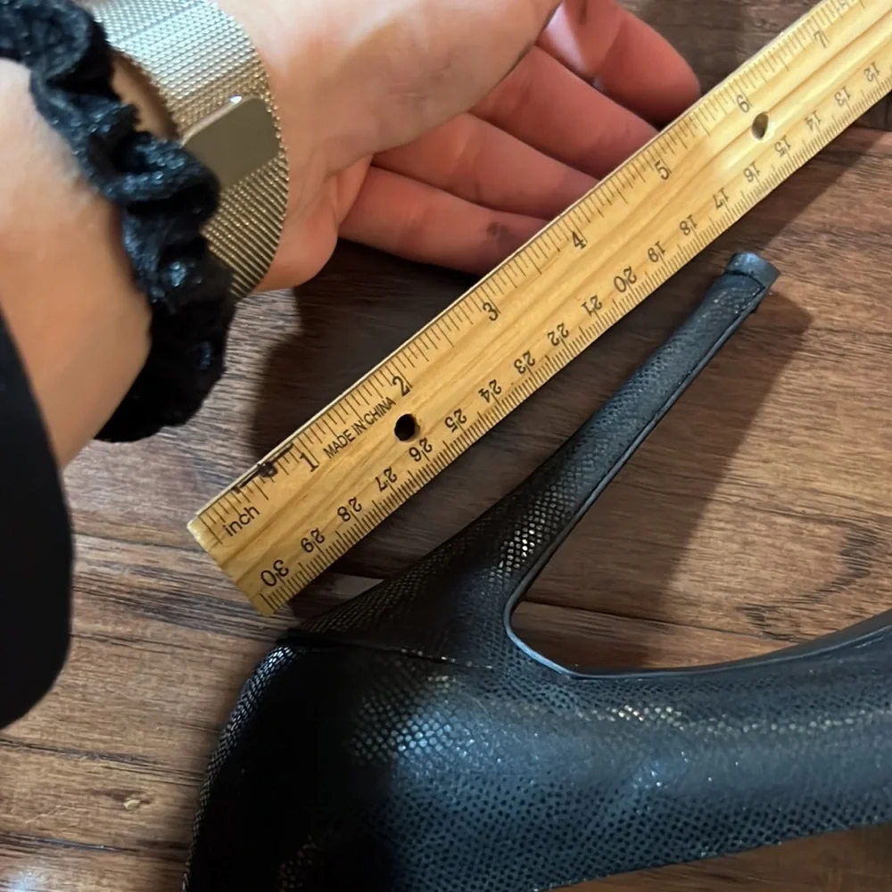 BCBG generation super high heel platform pumps 5” high heel stiletto shoes black - Picture 8 of 8